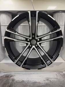 Roues en alliage d'aluminium forgé multi-branches RacingSpeed noires 5x100/5x108/5x112/5x114.3/5x120/6x139.7 Personnalisation PCD ET CB - Product Image 1