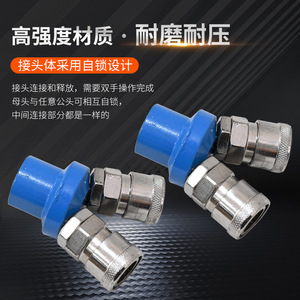 ข้อต่อเร็วแบบกลม SMV SmY สำหรับท่อลมอัดลมแบบสองทางและสามทาง - Product Image 2