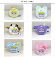 Samtoycn Robot IA Multilingue Chat GPT, Poupée en Peluche de Coton Doux avec Yeux Dynamiques et Motif IA Dynamique, Jouet en Peluche Contrôlable par Application
