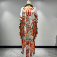 Robe longue élégante pour femmes africaines, style ethnique rétro, tissu respirant imprimé, best-seller de l'été, taille plus