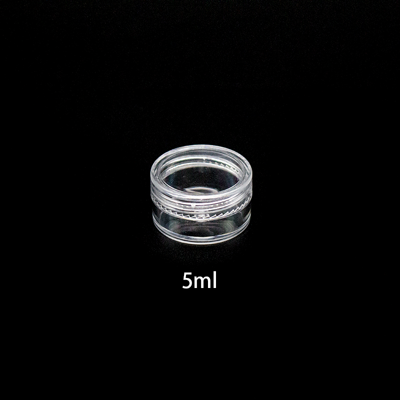 plastic cosmetic jar 5ml sample