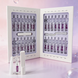 Sérum Ampoule Concentré TJE <span class=keywords><strong>Pro</strong></span>-Xylane Acide Hyaluronique – Formule Anti-Âge et Anti-Rides pour Booster l'Hydratation, la Fermeté et Atténuer les Ridules - Product Image 5