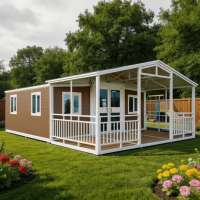 Maison conteneur extensible personnalisable de 20 pieds pour petit commerce de détail rural