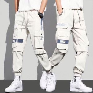 Pantalon cargo ample en velours côtelé pour homme avec cordon de serrage, style décontracté et épaisseur polaire – Vente en gros - Product Image 4