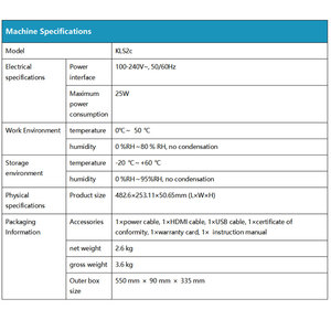 Bộ xử lý video kystar kls2c Độ phân giải cao 514x512 với 1.3 triệu pixel cho màn hình LED - Product Image 5
