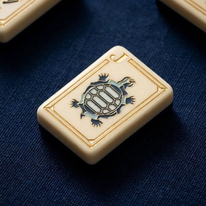 Juego de Mahjong Americano de Lujo Nature Walk, 160 Fichas, 2 Capas, Acrílico Grabado con Diseño Inspirado en <span class=keywords><strong>el</strong></span> <span class=keywords><strong>Bosque</strong></span>, para Coleccionistas y Noches de Juego - Product Image 6