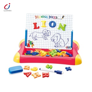 Chengji giocattolo educativo di apprendimento magnetico tavolo da disegno alfabeto lettera cancellabile scrittoio magnetico creativo - Product Image 2