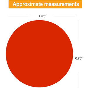 Toptan yuvarlak renk kodlama nokta etiketleri duvar Sticker ev dekorasyon ofis sınıf için renkli nokta çıkartmalar - Product Image 2