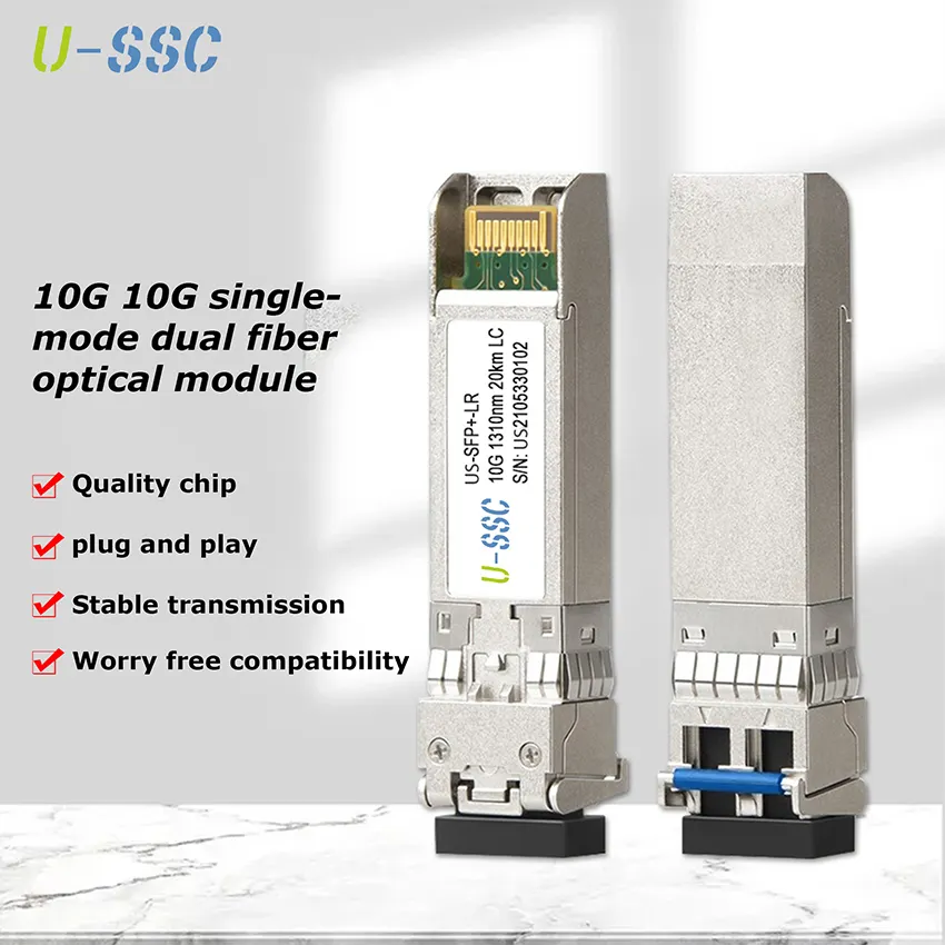 وحدة إرسال واستقبال SFP-10G-LR 1310 نانومتر 10 جيجا 20 كم متوافقة مع DDM من Ciscco Juniperr