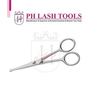 Ciseaux à cuticules de sécurité professionnels, de haute qualité en acier inoxydable, étiquette privée, robuste, nouveauté - Product Image 5