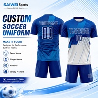 Camiseta de Fútbol Personalizada con Insignia de Equipo, Ligera y de Secado Rápido