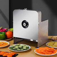 Multifunctionele zaksnijder voor fruit, groenten, bananenchips, snijmachine voor fruitverwerking, motor voor aardappelverwerking