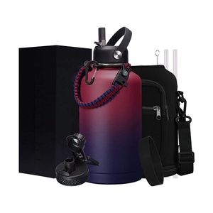 2026 Fashion <b>Thermos</b> Flask Water <b>Bottle</b> 304 Stainless Steel Vacuum Flask for Gym Fitness Sports - Product Image 1