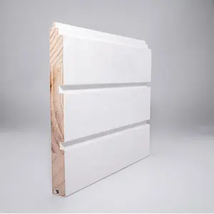 Water Based Antiputrefactive Solid Exterior Wood Siding Wood Panels Primed