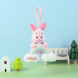 เย็บของแท้นุ่มพิเศษผ้าฝ้าย PP ตุ๊กตาหมีพวงกุญแจ velboa กระเป๋าจี้กระเป๋าปักเทคนิคแท็กความเครียด - Product Image 4