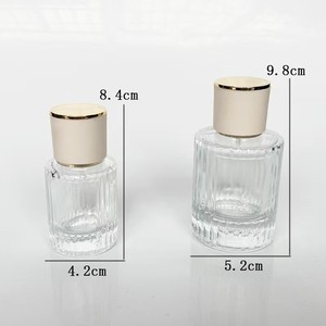 ขวดน้ำหอมแก้วแบบเติมได้ขนาด 30 มล. 50 มล. 100 มล. หรูหราสั่งทำพิเศษพร้อมฝาปิดแบบสกรีน - Product Image 5