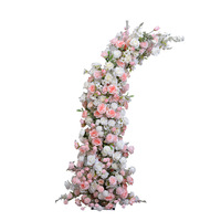 Meilleure Vente : Chemin de table floral en roses artificielles de couleur personnalisée pour arche de mariage, écologique, élégant, taille sur mesure