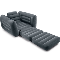 Canapé gonflable pliant robuste chaise de canapé gonflable simple pour adultes canapé d'air extérieur pour camping pique-nique plage voyage