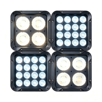 Projecteur LED PAR RGBW DMX512 Amg Wash, Ra90, IP66, étanche, en aluminium, pour intérieur/extérieur, DJ, mariage, location mobile, accessoires d'éclairage de scène