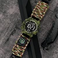 Reloj Deportivo Nuevo de 1845, Reloj de Pulsera para Hombre, a la Moda, Resistente al Agua, Reloj de Pulsera Dorado para Hombre, Digital, con Hora, Fecha, Alarma, Relojes Skmei Factor