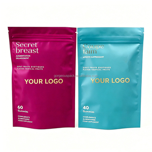 Custom Printed 3.5g Ziplock Mylar <b>Bags</b> Candy Stand Up Doypack Pouch Smell Proof Herbs Edible <b>Packaging</b> <b>Bags</b> - Product Image 6