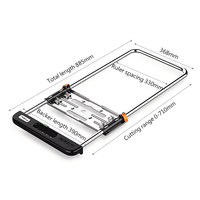 Scie circulaire électrique Tondeuse Machine 7in Edge Saw Guide Positionnement Rip Cutting Board Tool Router Circle Milling Groove