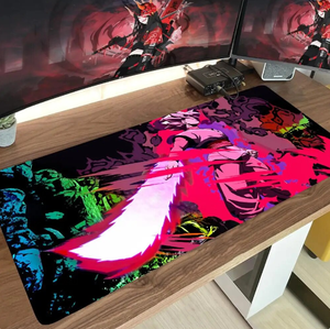 Tapis de souris de jeu Sanxing Anime chauffant et anti-rayures 1000x500mm, tapis de bureau rectangulaire pour ordinateur – En stock - Product Image 1
