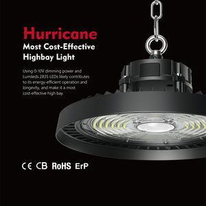 Potencia de luz LED de alta bahía de aluminio IP65 más rentable y CCT seleccionable para la industria de almacenes interiores e Iluminación comercial - Product Image 2