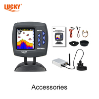 Lucky FF918CS-WL-señuelo de pesca, buscador de peces para barco, ecosounder, rango de profundidad de 100m
