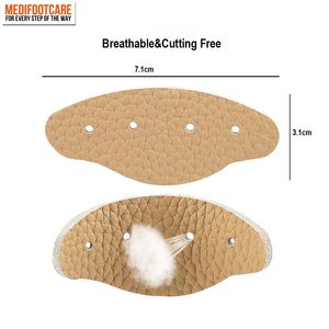 Coussinets de talon en cuir <span class=keywords><strong>pour</strong></span> chaussures trop grandes, inserts de protection <span class=keywords><strong>pour</strong></span> talon, soulagement de la douleur au talon, amélioration de l'ajustement et du confort des chaussures - Product Image 4