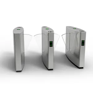 Barrière de tourniquet à rabat de sécurité à hauteur de taille de contrôle d'accès d'empreintes digitales de haute sécurité pour la salle de sport et le fitness - Product Image 5