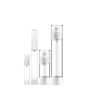 Kosmetik luftlose Pumpflasche 30 ml 50 ml 100 ml Lotion flüssigkeit wiederverwendbare kunststoff-luftlose Flasche