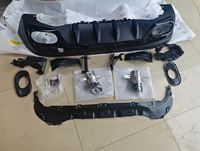 Kit ABS amélioré GLB35 GLB45 Diffuseur arrière, tuyau d'échappement, pare-chocs pour Mercedes-Benz GLB X247 (hors AMG)