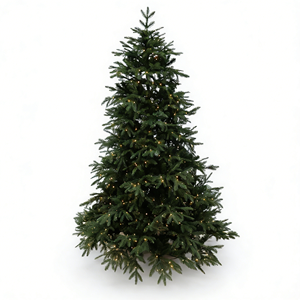 Arbre de Noël Artificiel Pré-Éclairé <span class=keywords><strong>en</strong></span> Gros, 1,8m-2,7m, Pin Dense Réaliste <span class=keywords><strong>en</strong></span> PE, Lumières LED Multicolores 500-1000 LED, Chaudes, pour <span class=keywords><strong>Intérieur</strong></span> - Product Image 2