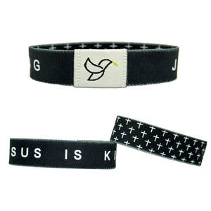 213/215/216 השראה jesus bible wristband לביש wristband מתמשכים דת צמיד אמונה רציף אלסטי 13.56mhz - Product Image 2