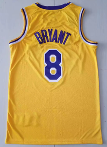 Vente en gros America Hommes 24 <span class=keywords><strong>Bryant</strong></span> Retro Jaune Or Violet <span class=keywords><strong>Noir</strong></span> 24 <span class=keywords><strong>Maillot</strong></span> de basket-ball américain brodé de haute qualité - Product Image 5