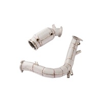 Flens Sambungan Pipa Knalpot Baja Tahan Karat untuk Audi A6 A7 2.0T-Ketebalan 1.5mm Garansi 1 Tahun. Instalasi Sempurna