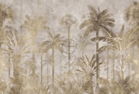 Papier peint botanique tropical facile à installer soi-même, écologique, imperméable, motif oiseaux, papillons, palmiers, pour salon et maison
