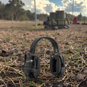 OMFOX KTC300pro C Impermeable Anti-fuego Full Duplex BT ANC y ENC Cancelación de ruido Comunicación táctica Orejeras + Cámara - Product Image 3