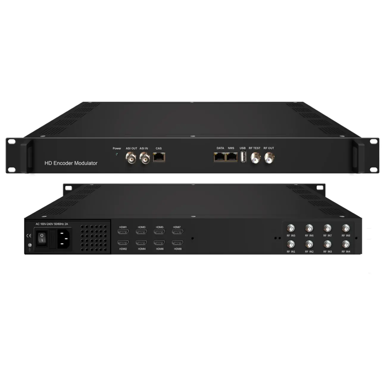 Venta caliente NDS3536S modulador digital CATV IPTV 1/2/4/8/16/24 HD ISDB-T DVB-C DVB-T/T2 RF HD a RF codificador MODULADOR