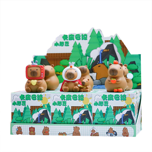 Serie Capybara Caja ciega original Figuras coleccionables adorables Diseños únicos Elementos sorpresa Hobby favorito de los entusiastas - Product Image 6