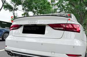 สปอยเลอร์หลังสำหรับ Audi A3 S3 8V Sedan ปี 2014-2020 ชุดแต่งสปอยเลอร์ฝากระโปรงท้ายรถยนต์ อุปกรณ์ตกแต่งรถยนต์ ชุดแต่งสปอยเลอร์ฝากระโปรงท้าย - Product Image 3