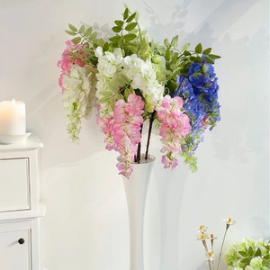 Guirlandes artificielles de glycine Dong Rui, fleurs en soie, décorations suspendues pour décoration de plafond de mariage, vert, blanc, rose, bleu, violet - Product Image 2