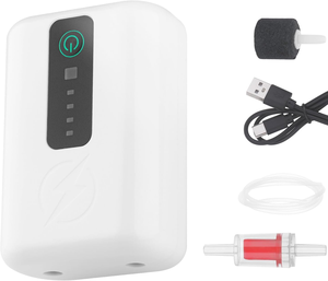 Nouvelle pompe à air portable rechargeable par USB <span class=keywords><strong>pour</strong></span> <span class=keywords><strong>aquarium</strong></span> et pêche - <span class=keywords><strong>A</strong></span>érateur à oxygène sans fil <span class=keywords><strong>pour</strong></span> <span class=keywords><strong>aquarium</strong></span> - Product Image 2