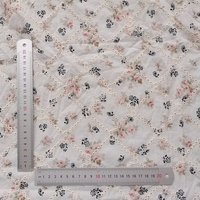 Tissu en dentelle à motif de lettres en losange coloré 100% coton pour robe