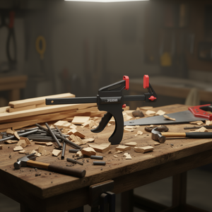 Herramienta de sujeción rápida automática Fervi de 150 mm para trabajos de carpintería y metalistería - Product Image 3