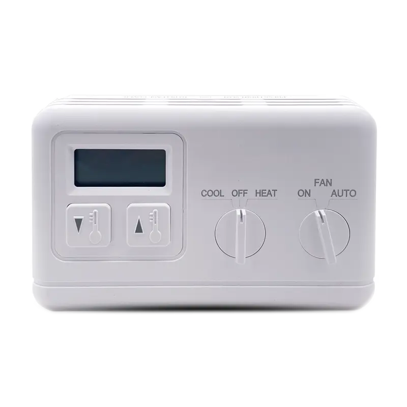 HVAC 220V 24V wired non-programmable cooling/heating air conditioning thermostat 4/2pipes three speed fan auto mode