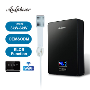 เครื่องทำน้ำอุ่นไฟฟ้าแบบทันที 220-240V 3000-6000W ควบคุมอุณหภูมิคงที่ พร้อมหน้าจอ LED ติดผนัง IPX4 สำหรับใช้ในครัวเรือนและเชิงพาณิชย์ - Product Image 6