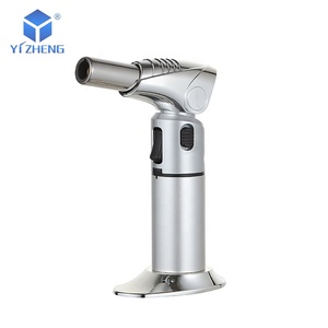 Testa girevole professionale ricaricabile da Chef cucina culinaria butano Gas soffiatore torcia butano bruciatura sigaro accendisigari torcia - Product Image 3