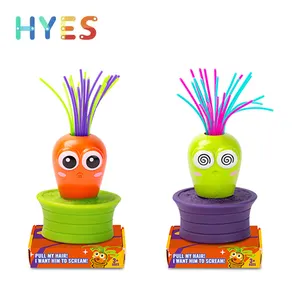 Huiye çığlık canavar çığlık havuç oyuncaklar saç çekme dekompresyon oyuncaklar eğlenceli anti-stres çocuk için stres oyuncakları hediyeler